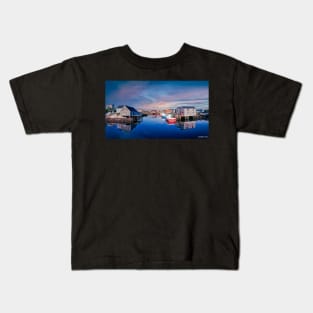 Calm Water at Peggys Cove Kids T-Shirt